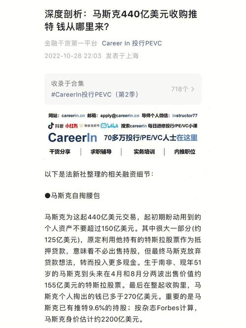 马斯克收购推特的影响