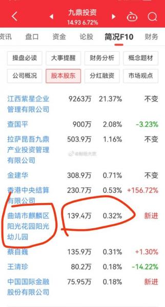 九鼎投资和九鼎集团什么关系-九鼎投资和九鼎新材什么关系