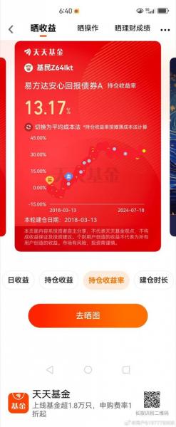 易方达安心回报债券b怎么样
