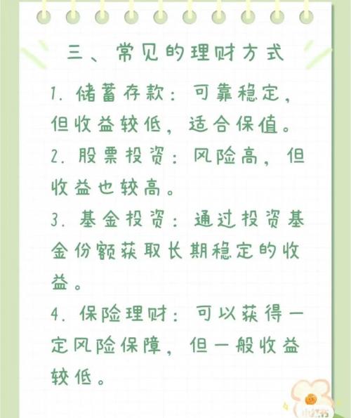 个人投资理财有什么原则,个人投资理财有什么原则吗-第3张图片 个人投资理财有什么原则,个人投资理财有什么原则吗-第3张图片