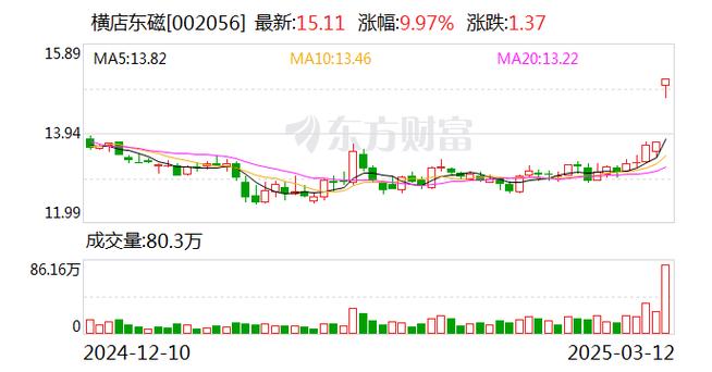 横店东磁股票的最新费用/横店东磁的股票代码-第2张图片 横店东磁股票的最新费用/横店东磁的股票代码-第2张图片